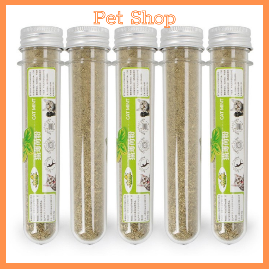 Catnip Cỏ Mèo Bạc Hà Cho Mèo Xả Streess Dạng Ống loại bỏ búi lông, giúp mèo tiêu hóa cải thiện tâm trạng, làm dịu, hơi