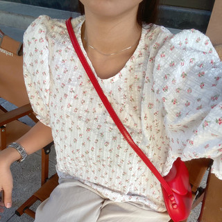 Áo hoa nhí tay bồng 24kstudio