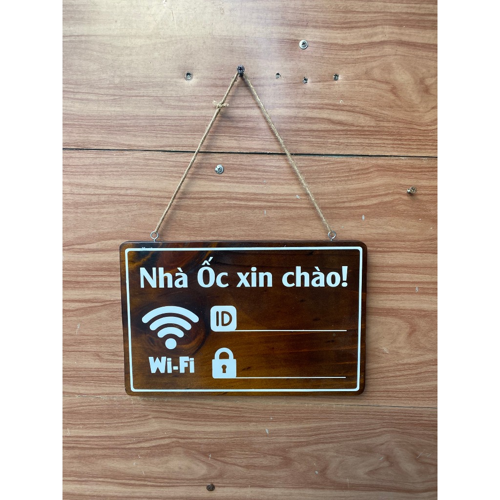 Bảng wifi viết phấn