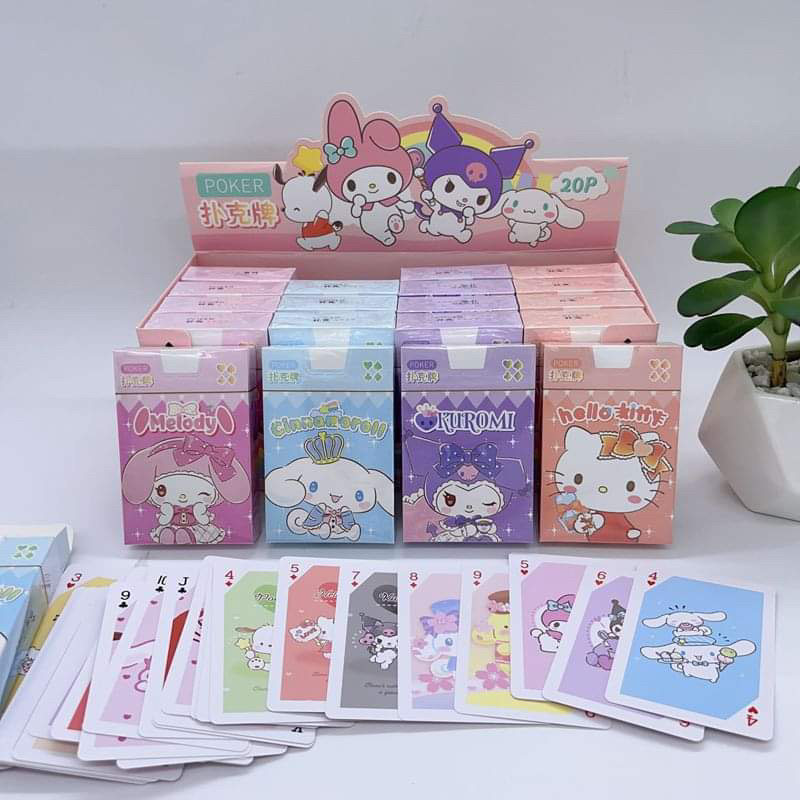 Bộ bài Pocket 52 lá hoạt hình Kuromi