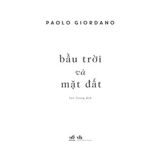 Sách - Bầu trời và mặt đất (Paolo Giordano)