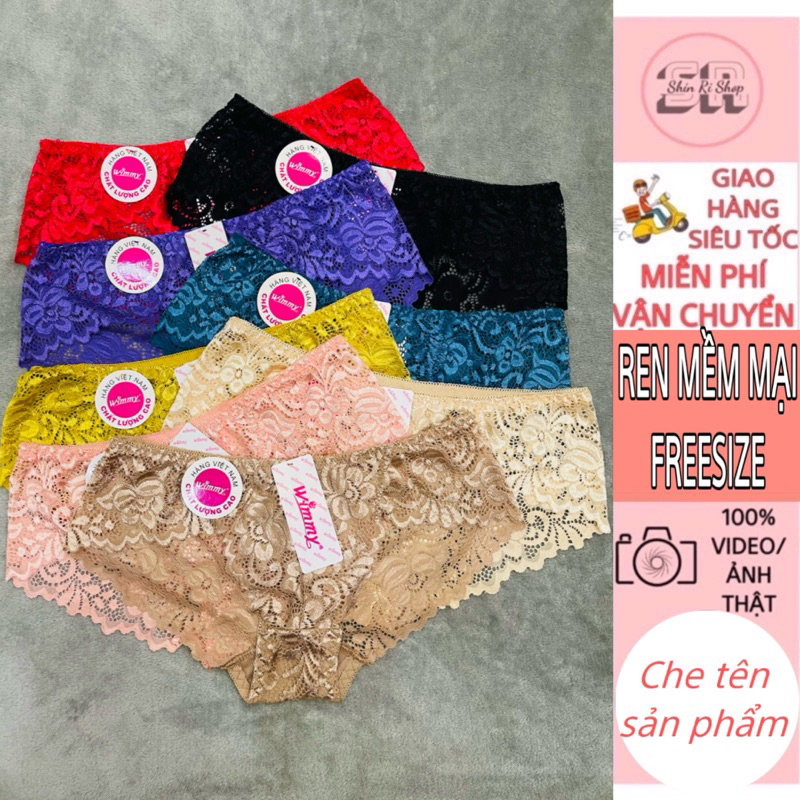 Combo 10 quần lót ren Wimmy hàng VN chất lượng cao mã 2506 freesize