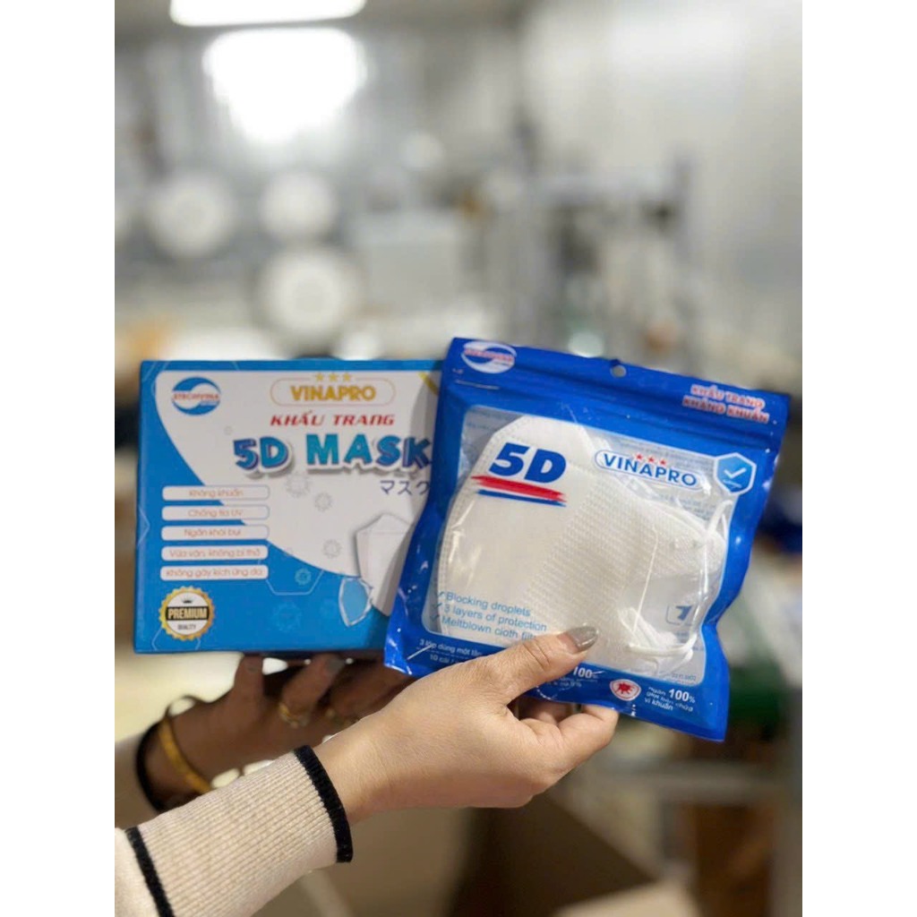 100 chiếc Khẩu trang 5D Mask Vinapro