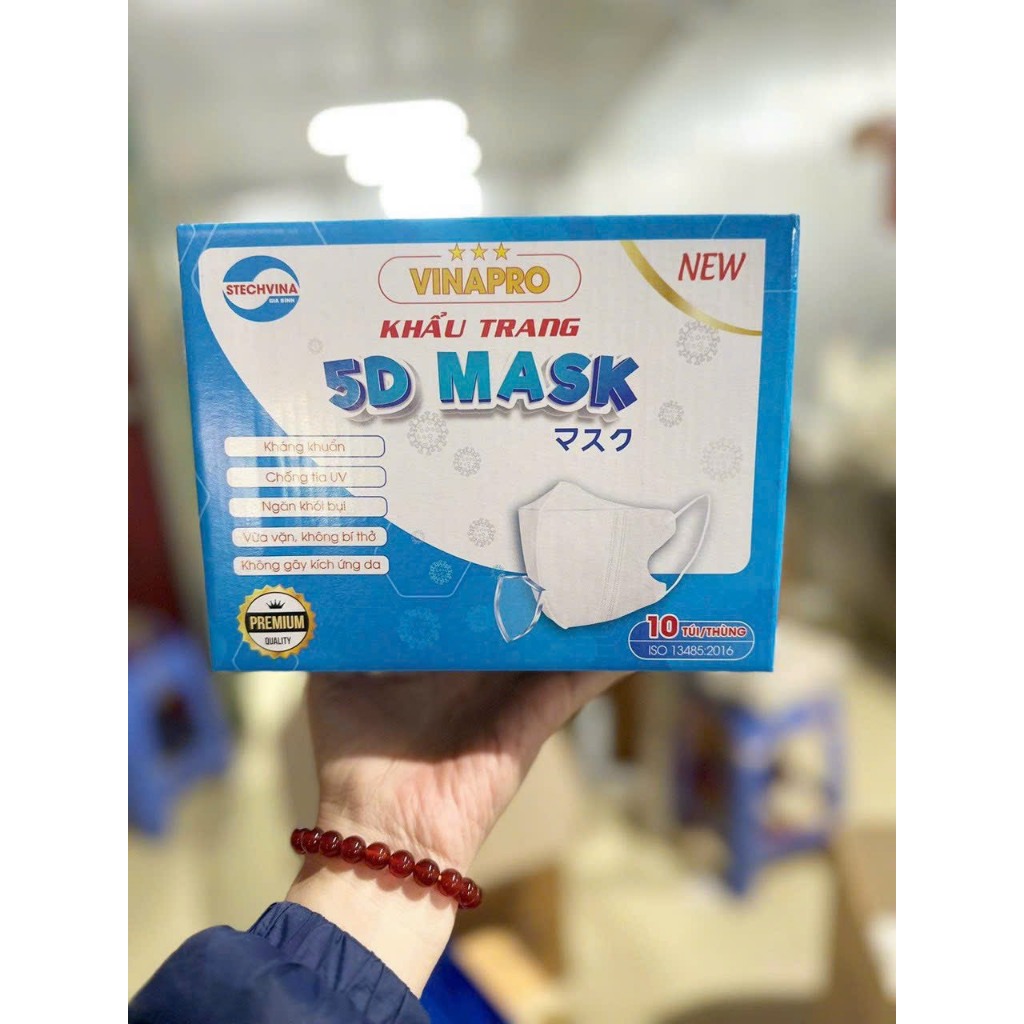 100 chiếc Khẩu trang 5D Mask Vinapro