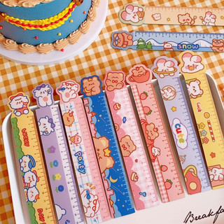 Thước Dẻo Nam Châm 15cm Cute Dễ Thương - combo 5 chiếc