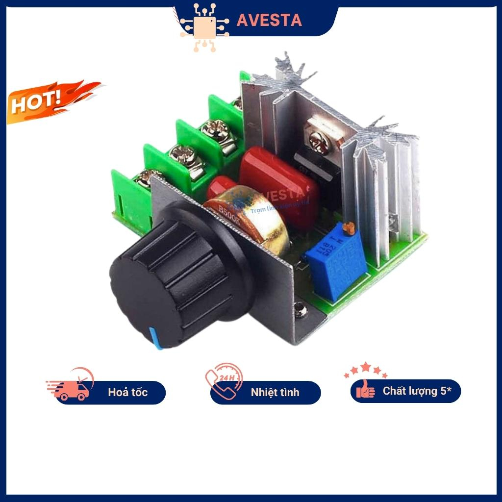 Bộ điều chỉnh điện áp AC 2000w 220v điều chỉnh tốc động cơ, đèn chất lượng cao Avesta