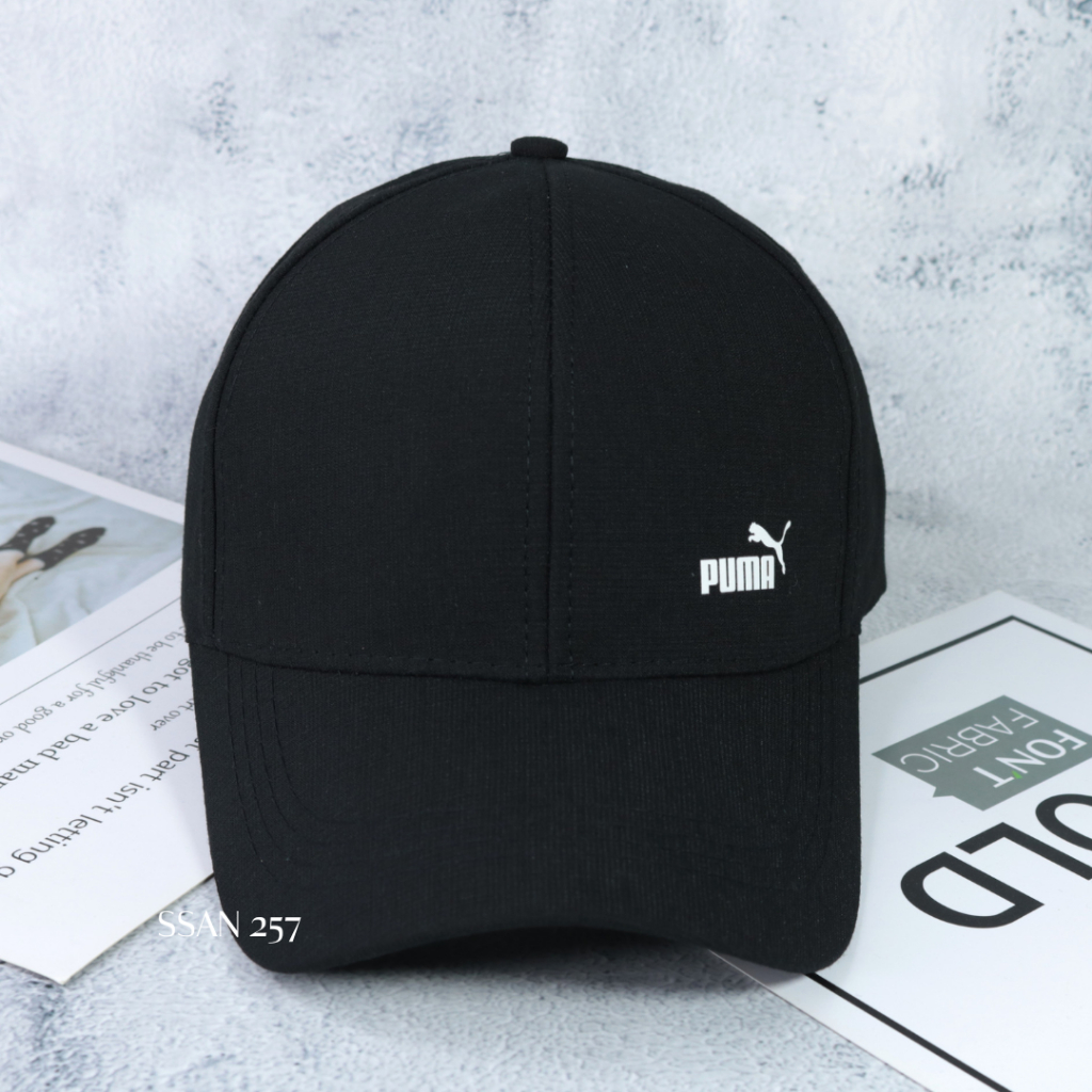 Mũ lưỡi trai Nón kết vải thoáng mát đơn giản thêu logo Lamborghini Pu.ma cá tính cho nam