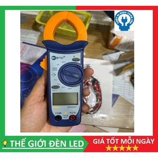 Đồng hồ kìm kẹp đo dòng ampe vc3267+ kèm bộ que đo và bao da