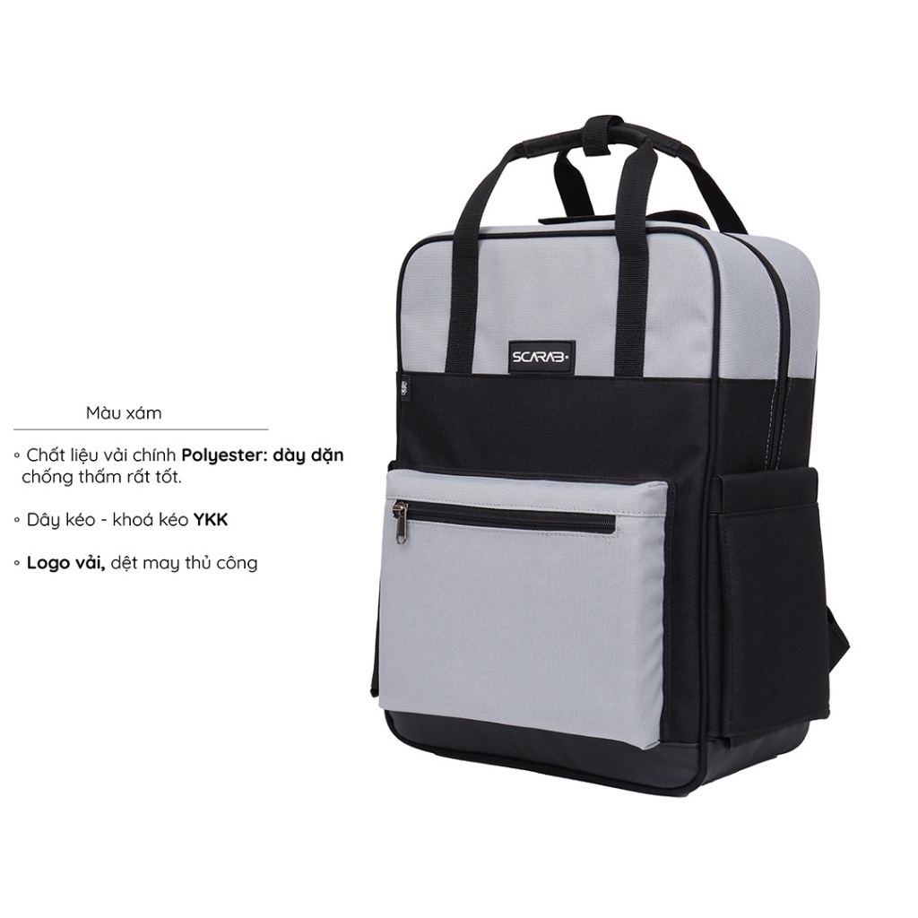 SCARAB HIGH STREET BACKPACK  - Ba lô Thời Trang, Balo Đi Học Nam Nữ