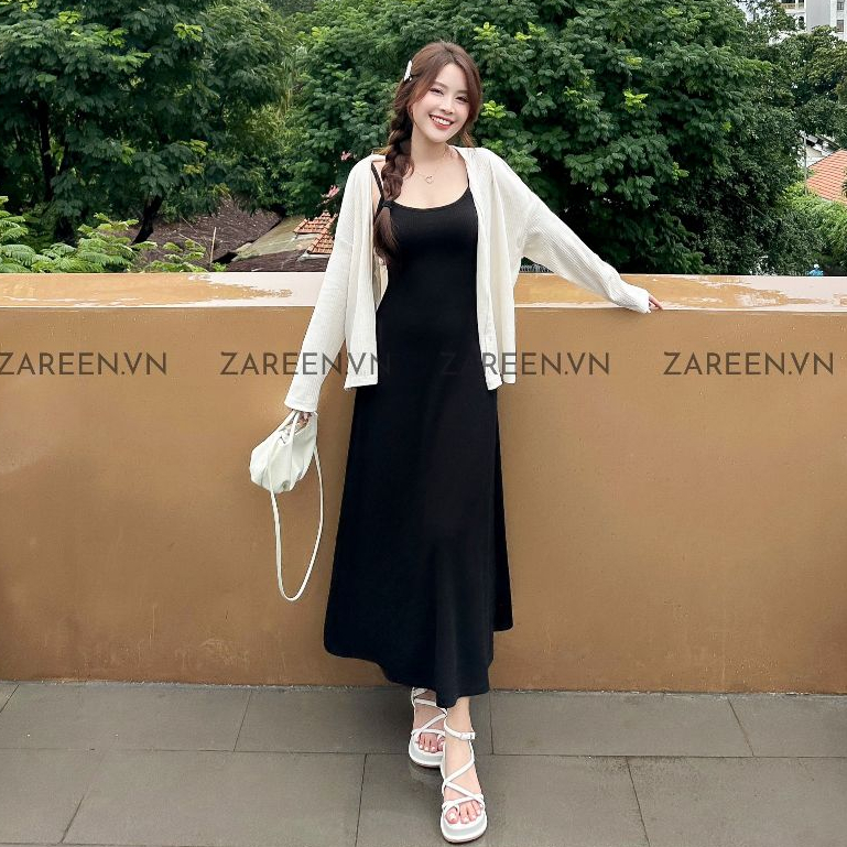ZAREEN | ÁO CARDIGAN FORM DÀI BASIC ZAREEN CAR07 - KEM