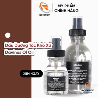 Tinh dầu dưỡng dành cho tóc khô xơ davines oi oil mềm mượt, chống oxy hoá tóc, bóng cao