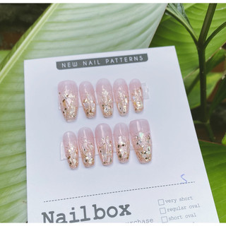 Nails box đính xà cừ lấp lánh (ảnh thật)