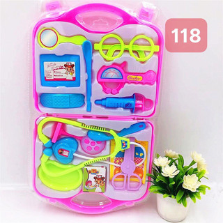Bộ đồ chơi vali bác sĩ 2màu 118