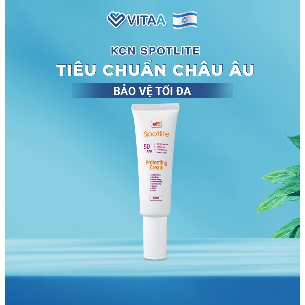 Kem Chống Nắng Giảm Nám Spotlite Protecting Cream SPF 50+ Hỗ Trợ Làm Sáng Da Mờ Thâm Sạm, Tàn Nhang Nhập Khẩu Danpharm