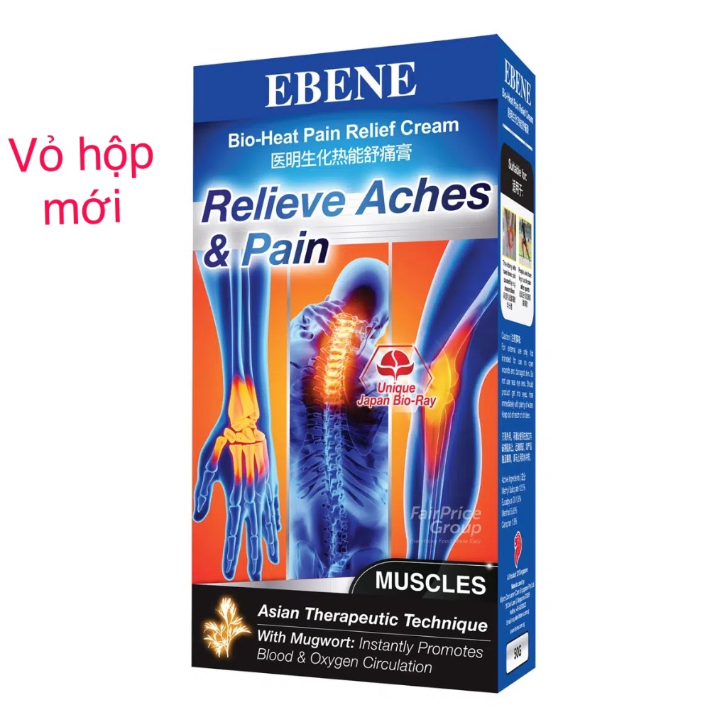 Kem giảm đau Bio-Heat EBENE dành cho người đau cơ, đau khớp