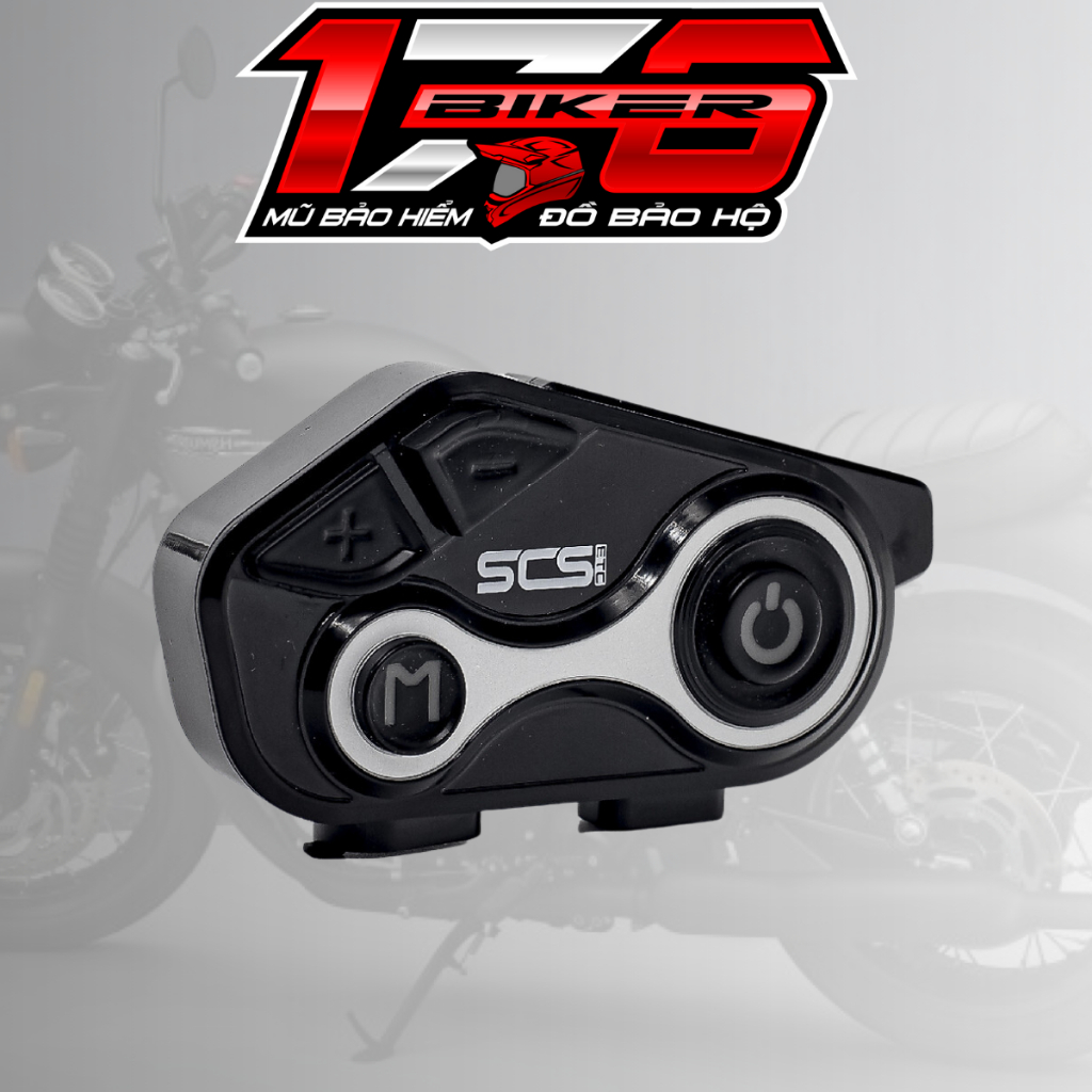 Tai nghe Bluetooth SCS S8X - BIKER 176 - Mũ bảo hiểm & Đồ bảo hộ