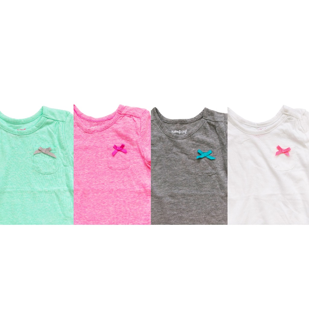 Áo thun cộc tay bé gái Jumping Bean