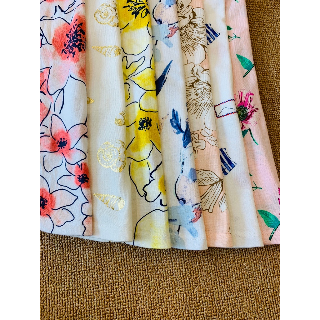 Set 3 áo thun, áo phông cộc tay bé gái Old Navy