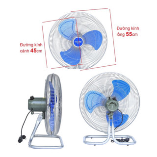 Cánh Quạt Chân Quỳ Vinawind Chính Hãng sắt/nhôm 500 cho Komasu công nghiệp Quạt sàn, quạt đứng KM 450 BS 500, QS500