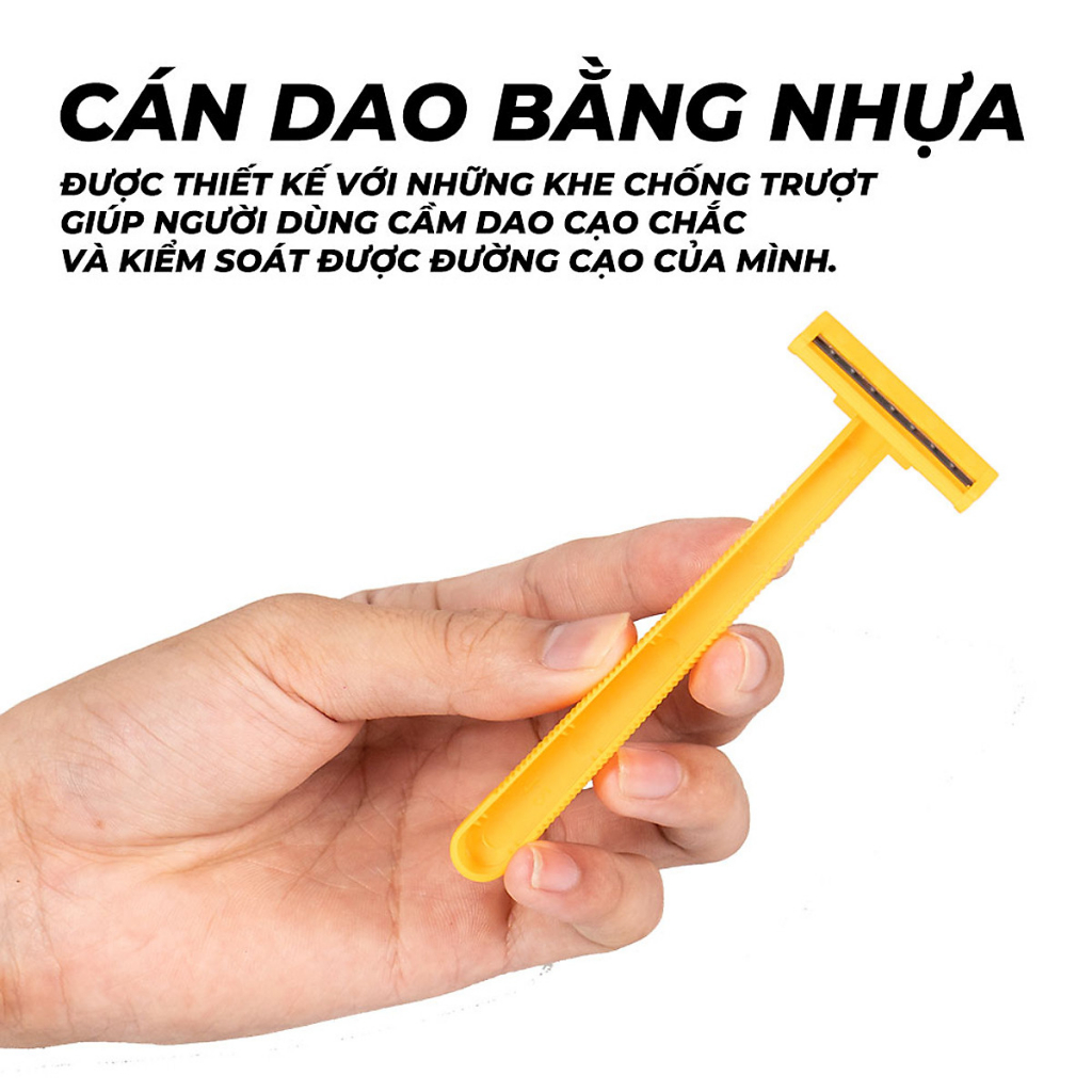 Dao Cạo Râu Avatar Thân Nhựa 2 Lưỡi Kép Dành Cho Nam