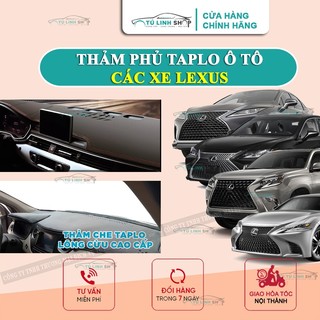 Thảm taplo LEXUS RX, ES, IS, GX, LS chính hãng MINCAR hoặc bằng Nhung, Da vân cacbon