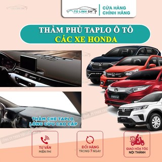 Thảm taplo cho xe HONDA CITY, Brio, Civic, CRV,Jazz, Accord, BRV chính hãng MINCAR hoặc bằng lông Cừu 3 lớp và Da Cacbon