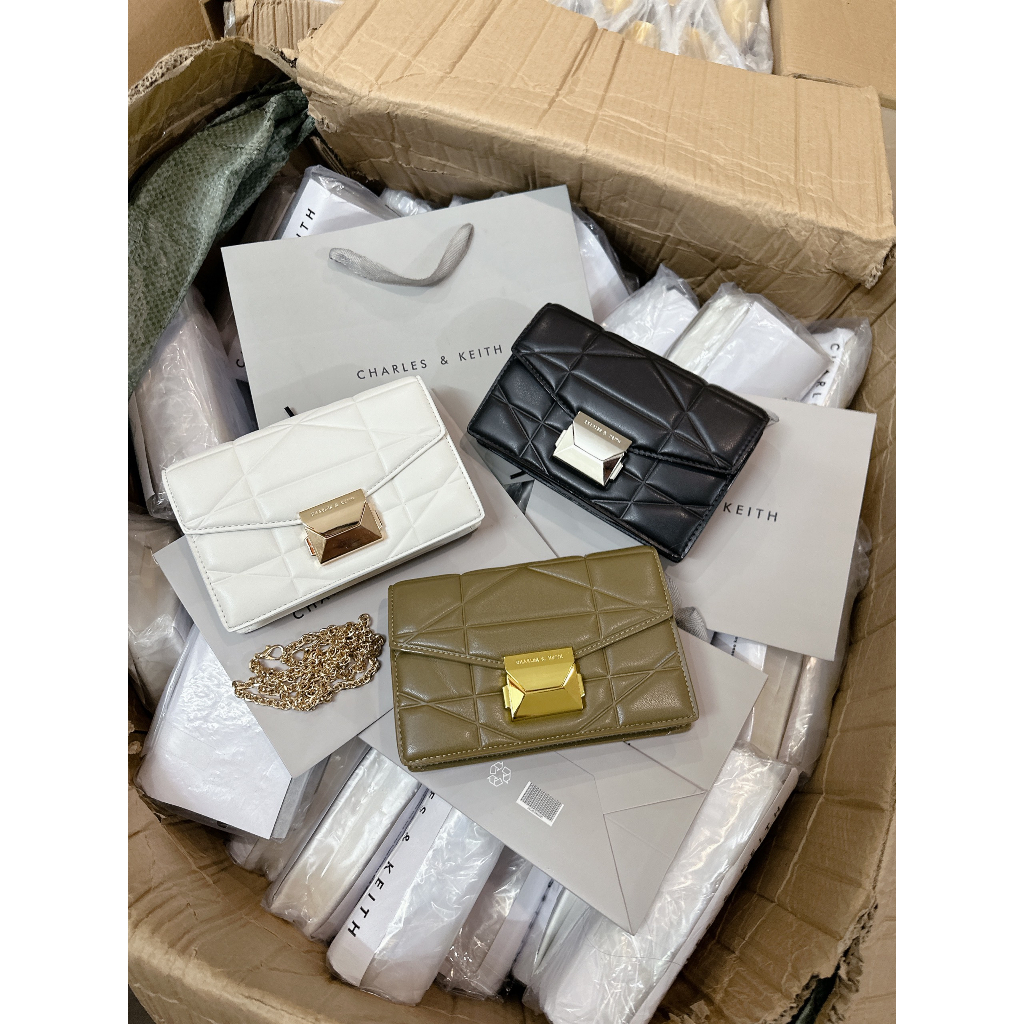 Túi bì thư cặp nách đeo chéo sz 19cm siêu xinh Ko hộp