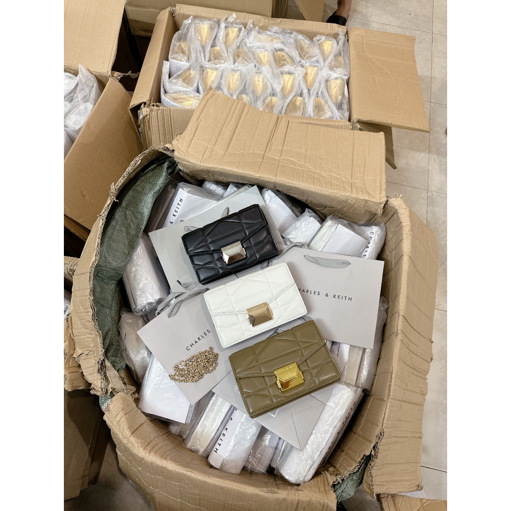 Túi bì thư cặp nách đeo chéo sz 19cm siêu xinh Ko hộp