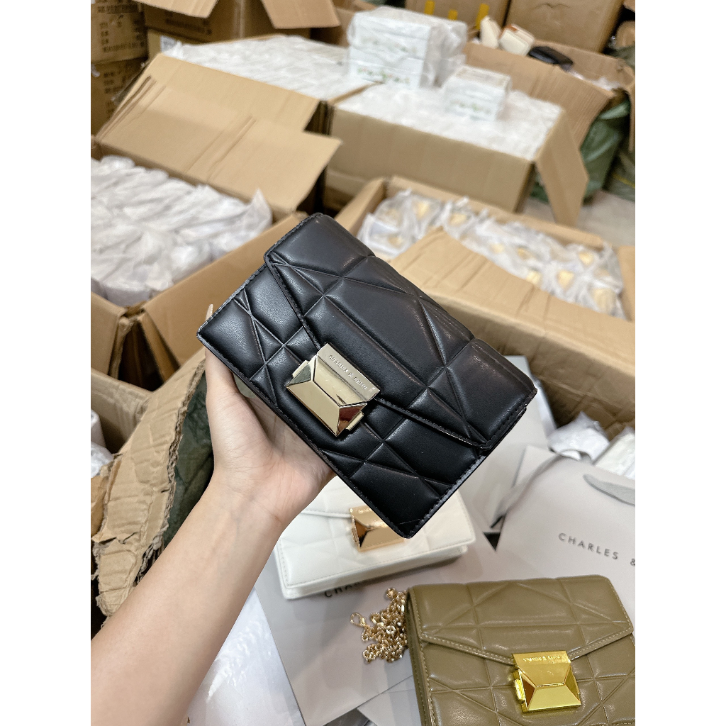 Túi bì thư cặp nách đeo chéo sz 19cm siêu xinh Ko hộp