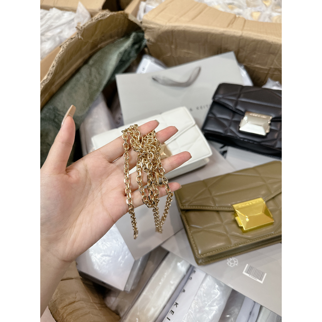 Túi bì thư cặp nách đeo chéo sz 19cm siêu xinh Ko hộp