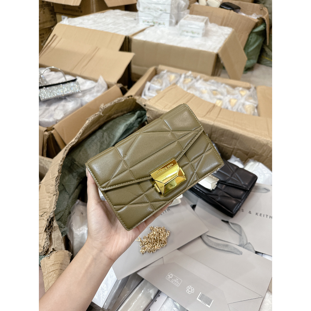 Túi bì thư cặp nách đeo chéo sz 19cm siêu xinh Ko hộp