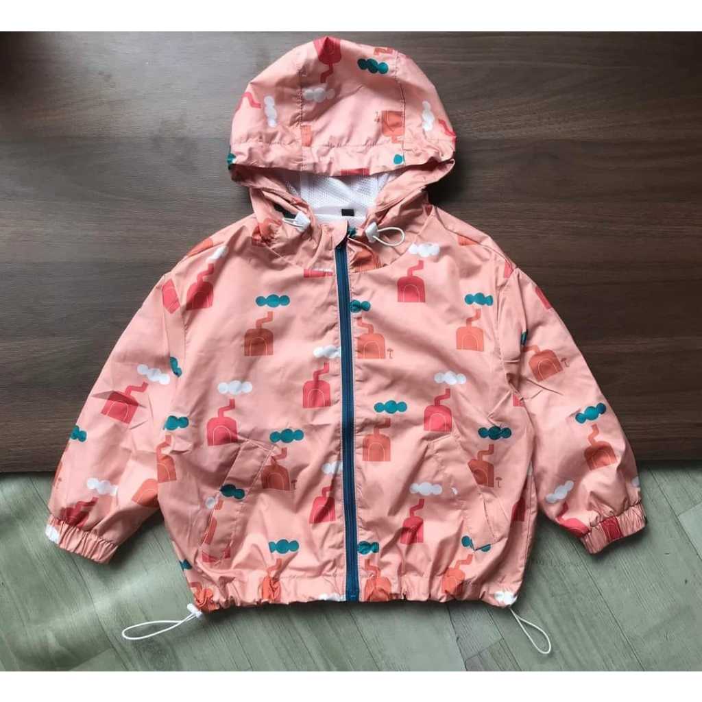 Aó gió trẻ em 2 lớp mềm _ấm_hàng Hàn