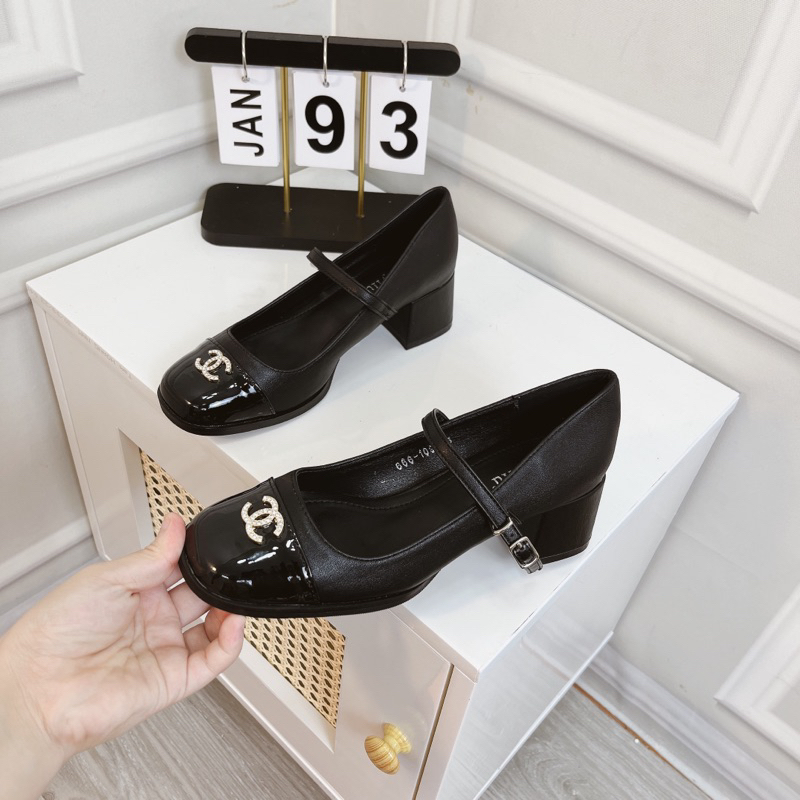 Giày nữ quảng châu da lì tag chữ x full box