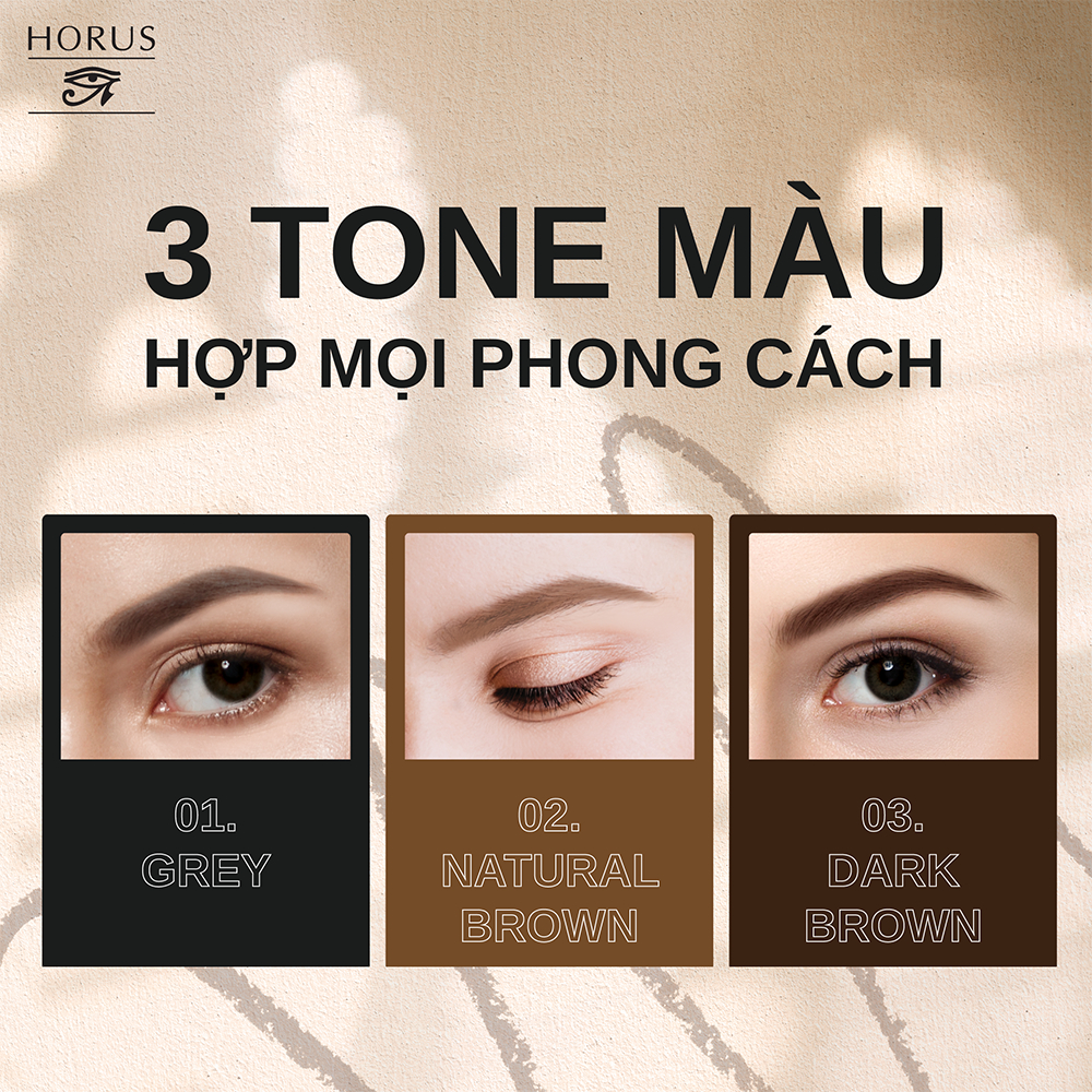 Chì Kẻ Mày Siêu Mịn Siêu Mảnh 1.8mm HORUS LONG LASTING BLEND MICRO EYEBROW