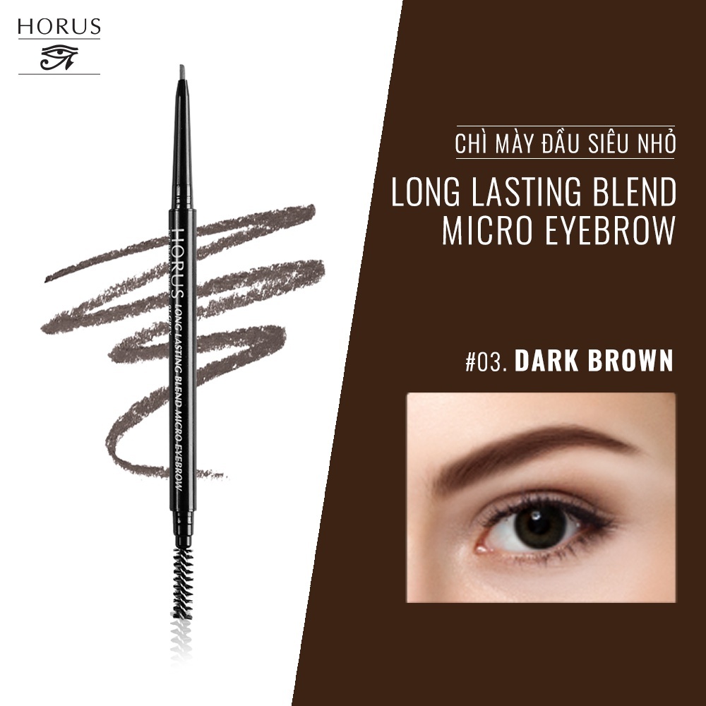 Chì Kẻ Mày Siêu Mịn Siêu Mảnh 1.8mm HORUS LONG LASTING BLEND MICRO EYEBROW