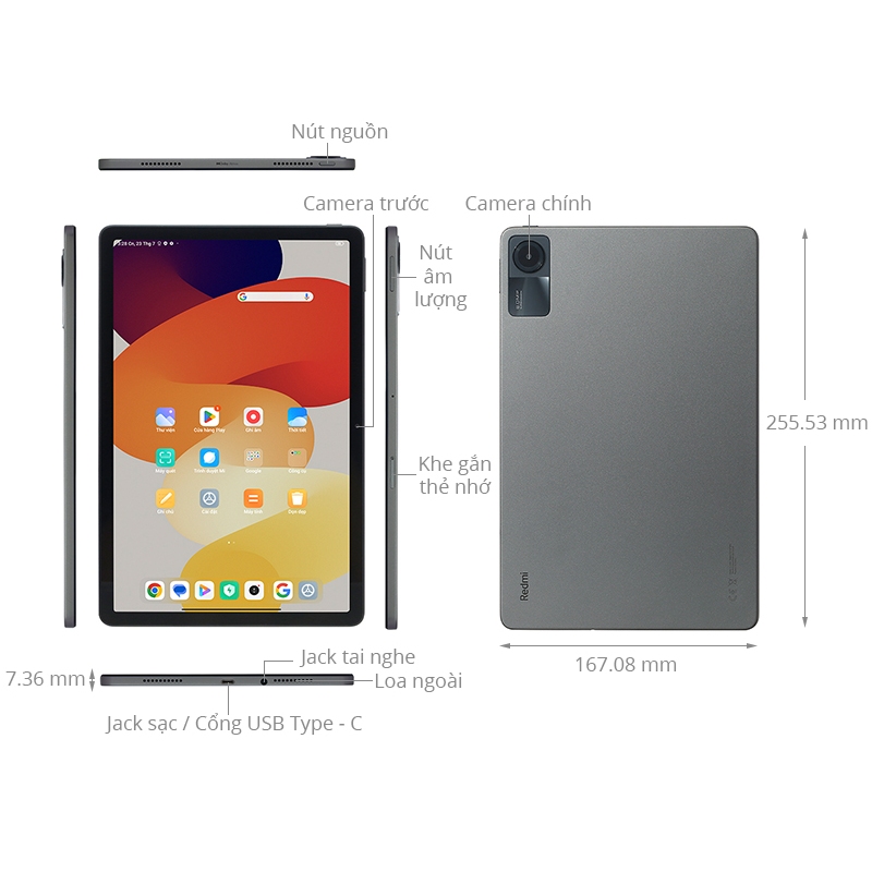 Máy Tính Bảng Xiaomi Pad SE - Hàng Chính Hãng, Mới 100%, Nguyên seal