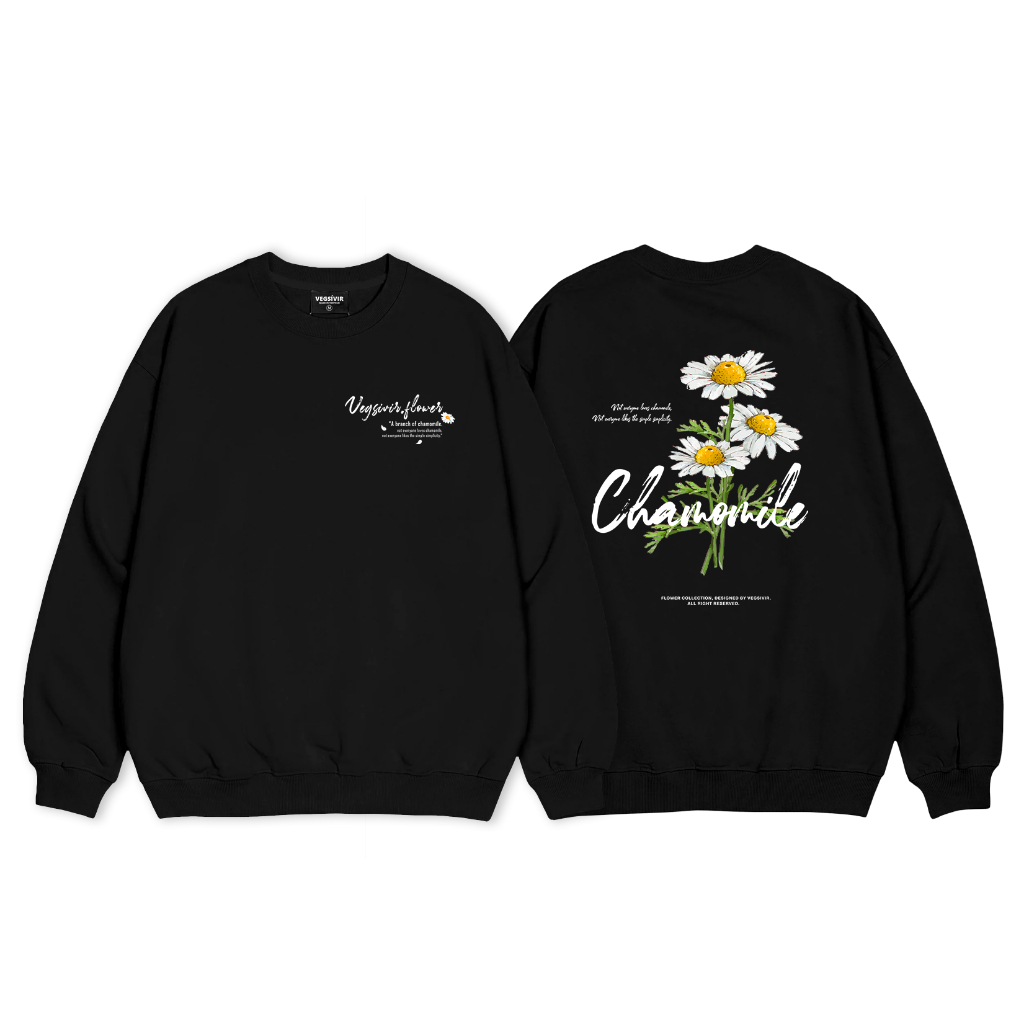 Áo sweater nỉ chân cua Vegsivir - CHAMOMILE