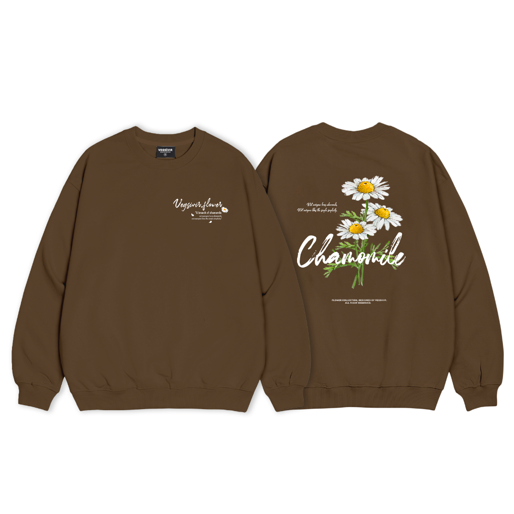 Áo sweater nỉ chân cua Vegsivir - CHAMOMILE