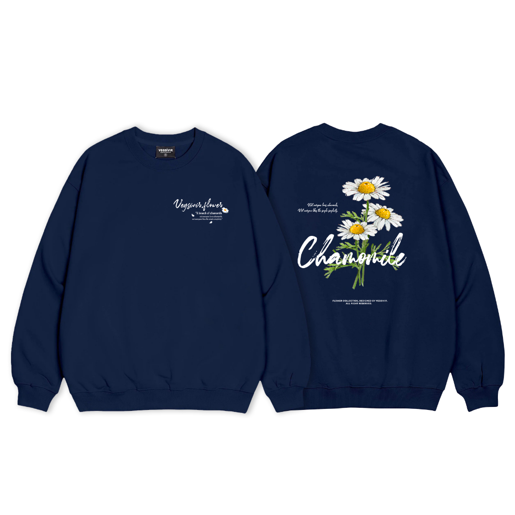 Áo sweater nỉ chân cua Vegsivir - CHAMOMILE