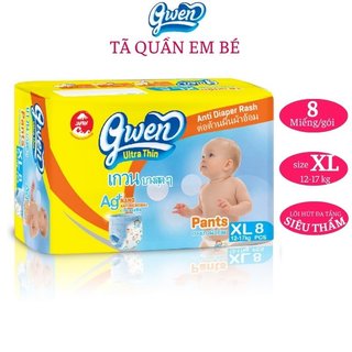 Tã quần Gwen size XL gói 8 miếng