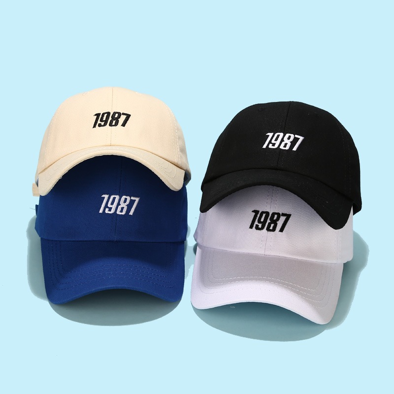 Mũ Lưỡi Trai Họa Tiết 1987 Phong Cách Cổ Điển Cho Nam