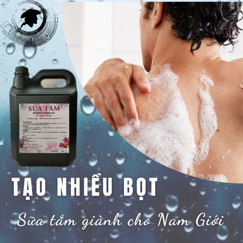 Sữa Tắm Trắng Da Dưỡng Ẩm Tẩy Tế Bào Chết Can Lớn 10L, 5L Giành Cho Salon Tiệm Tóc, Khách Sạn, Gia Đình