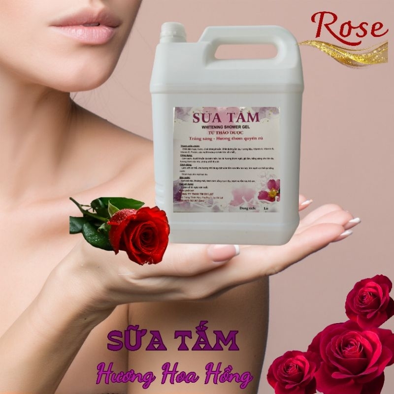 Sữa Tắm Trắng Da Dưỡng Ẩm Tẩy Tế Bào Chết Can Lớn 10L, 5L Giành Cho Salon Tiệm Tóc, Khách Sạn, Gia Đình