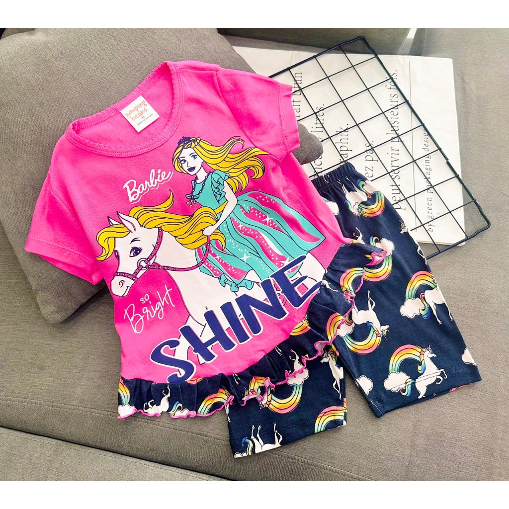 BỘ CÁNH TIÊN XÒE THUN COTTON BÉ GÁI - ĐỒ BỘ TRẺ EM