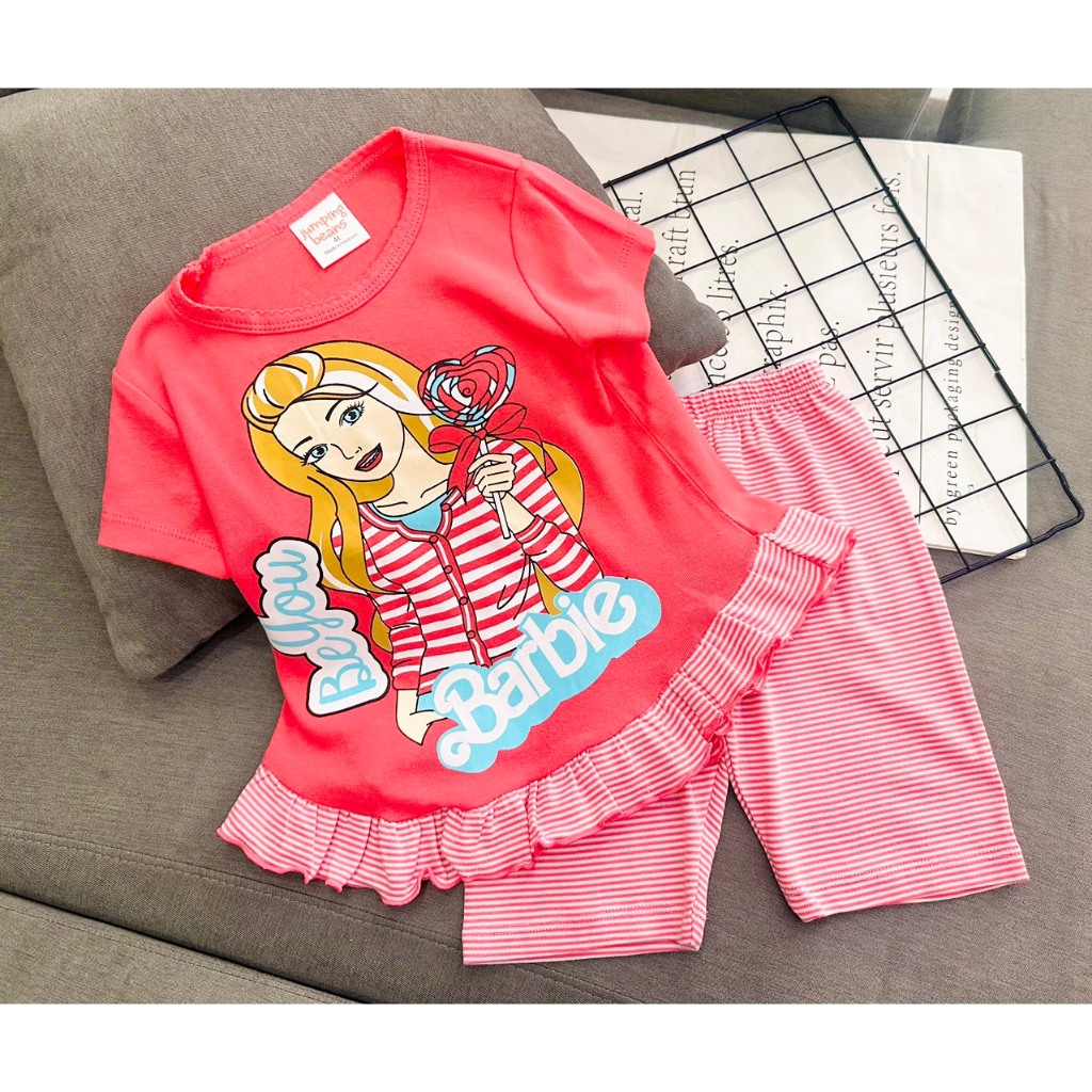 BỘ CÁNH TIÊN XÒE THUN COTTON BÉ GÁI - ĐỒ BỘ TRẺ EM