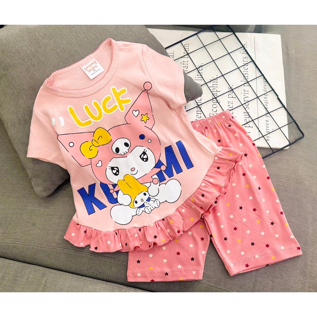 BỘ CÁNH TIÊN XÒE THUN COTTON BÉ GÁI - ĐỒ BỘ TRẺ EM