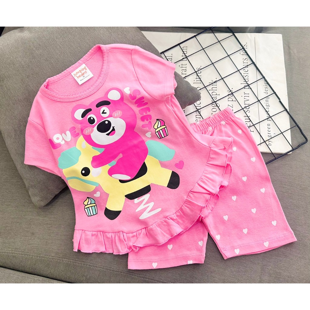 BỘ CÁNH TIÊN XÒE THUN COTTON BÉ GÁI - ĐỒ BỘ TRẺ EM