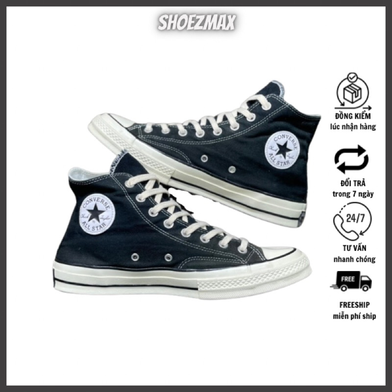 Giày Thể Thao Converse 1970s Cổ Cao Màu Đen 2hand Chính Hãng