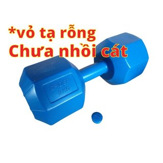 Vỏ tạ tay nhựa VN 8KG ( CHƯA ĐÚC BÊ TÔNG )