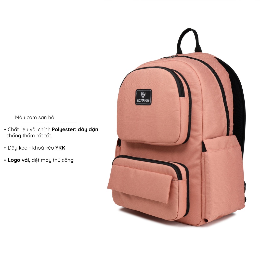 SCARAB FUSSY BACKPACK VERSION 2 - Ba lô Thời Trang, Balo Đi Học Nam Nữ